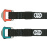 義大利 KONG Lario Belt 休閒鋁扣腰帶 - 藍綠色